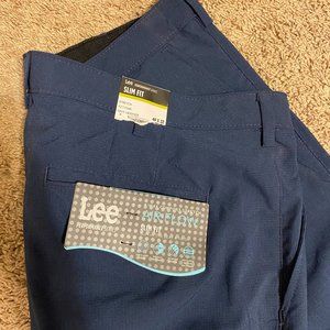 *NEW Mens dress pants, slim fit, Navy.